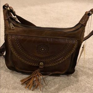 Patricia Nash Handbag Camila Cognac New